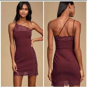 Free People Premonitions Bodycon Dress lace trim